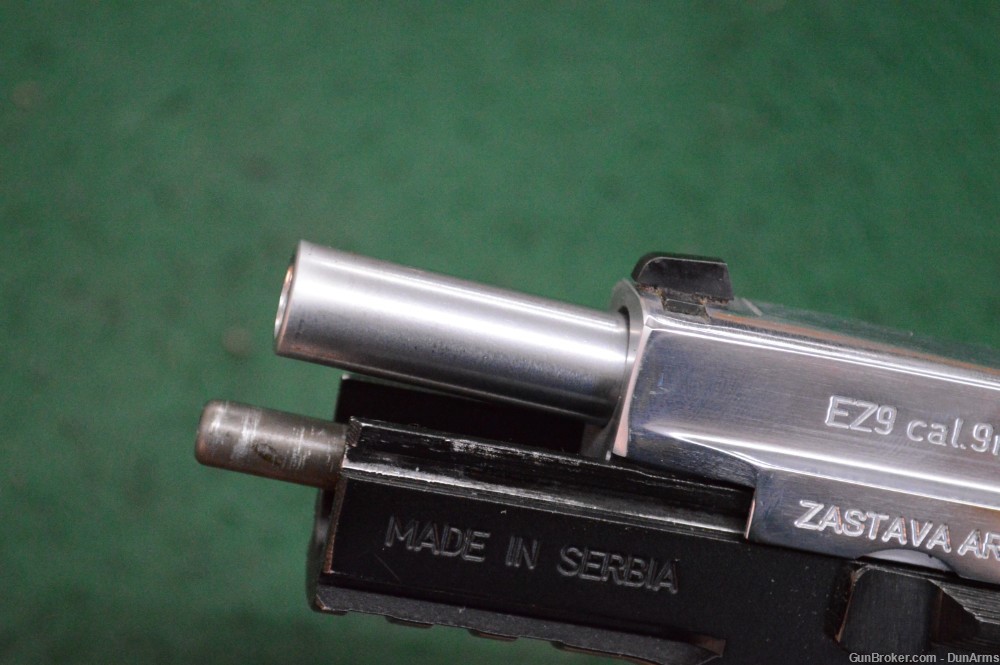 Zastava EZ9 Two Tone 9mm DA/SA 4.25" BL W/ Box, Papers, & 6 15rd Magazines -img-47