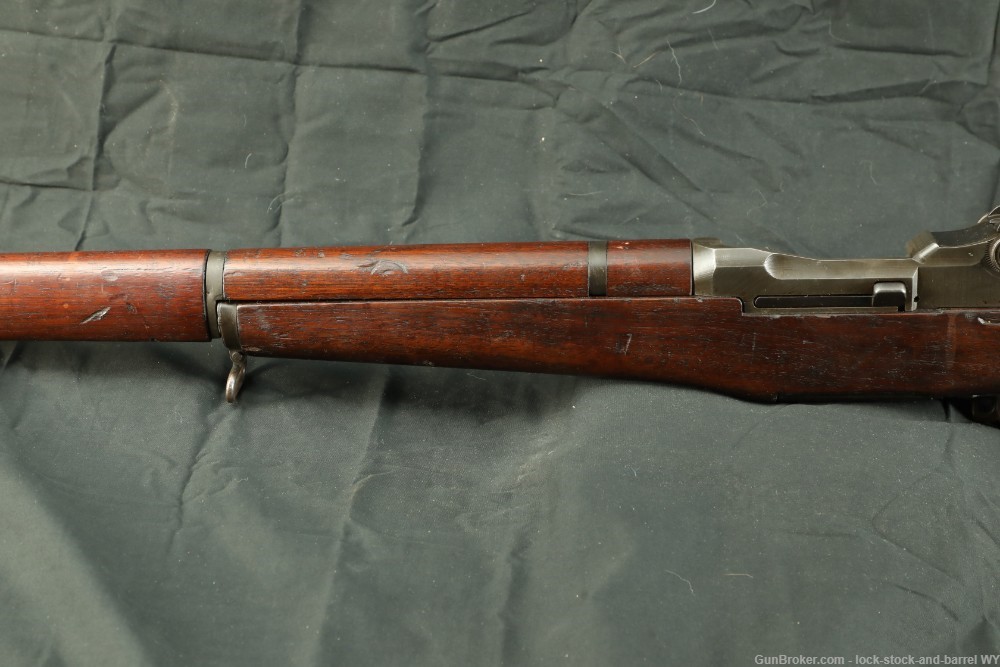 WWII Springfield M1 Garand CMP Service Grade .30-06 Rifle 1943 Rare Stock-img-10