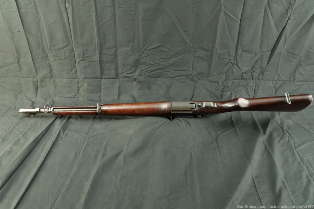 WWII Springfield M1 Garand CMP Service Grade .30-06 Rifle 1943 Rare Stock-img-18