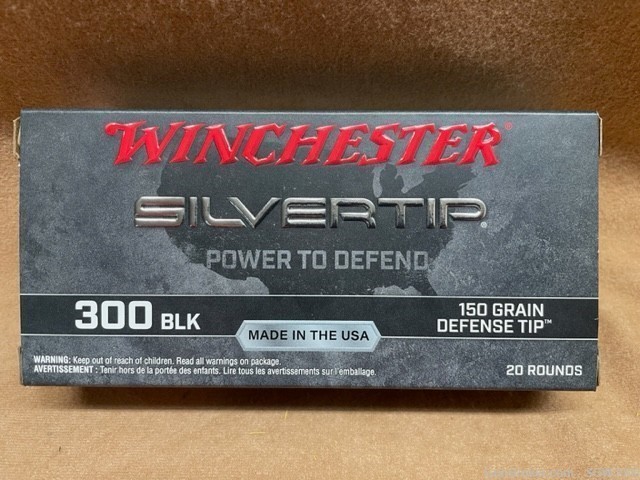 WINCHESTER 300 BLK 150 GR SILVER TIP 20 ROUND BOX-img-0