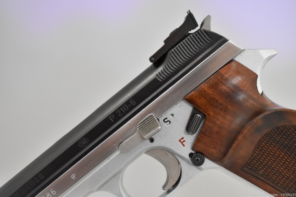 Sig Hammerli P210-6 Swiss Made 9mm Pistol Custom Waffen Oschatz Estate Sale-img-2