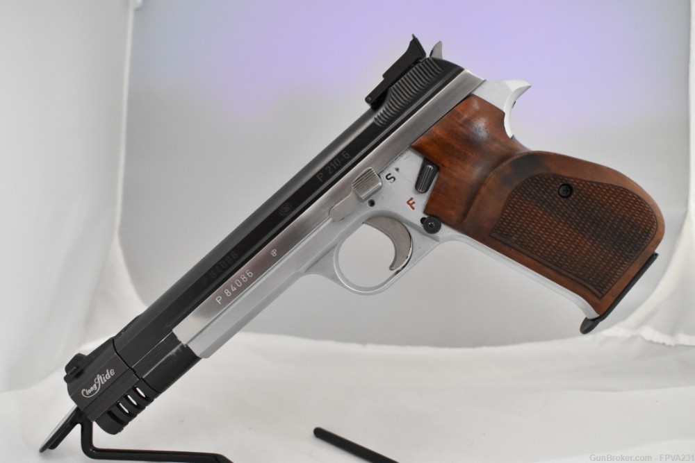 Sig Hammerli P210-6 Swiss Made 9mm Pistol Custom Waffen Oschatz Estate Sale-img-0