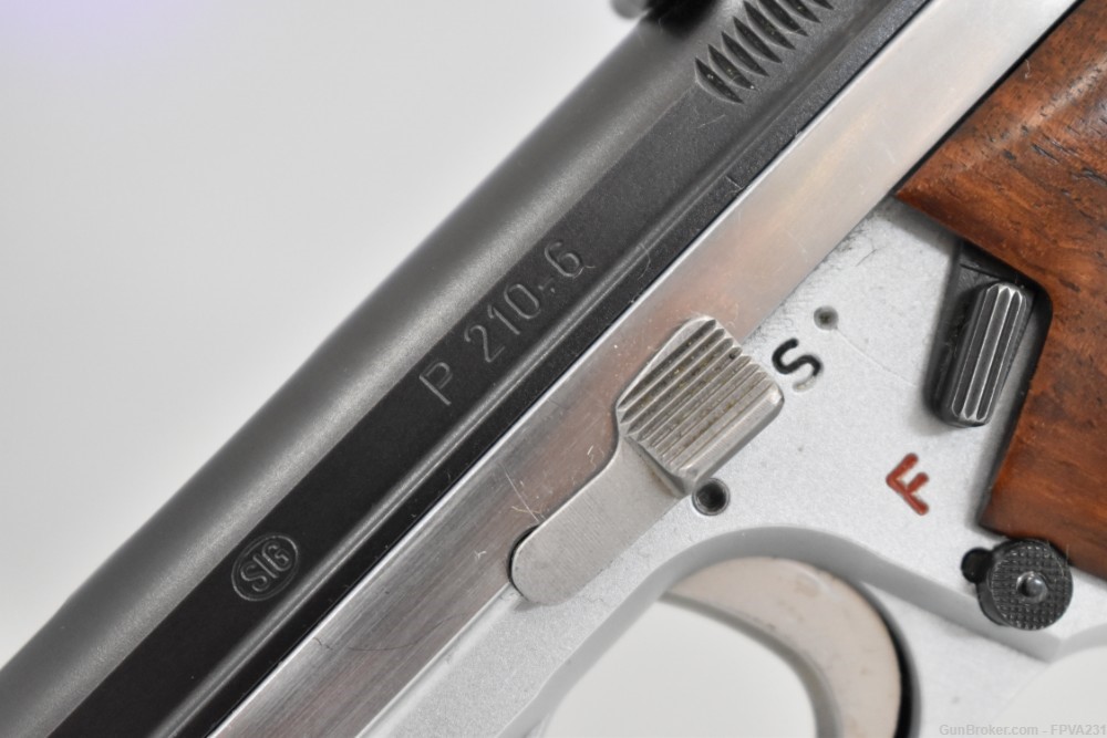 Sig Hammerli P210-6 Swiss Made 9mm Pistol Custom Waffen Oschatz Estate Sale-img-14