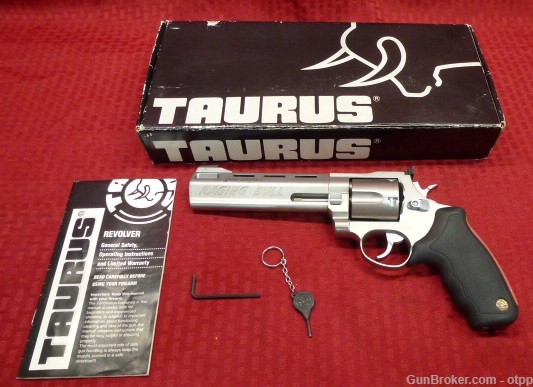 Taurus Raging Bull .454 Casull 6-1/2" 5 Shot Double Single Action Revolver-img-0