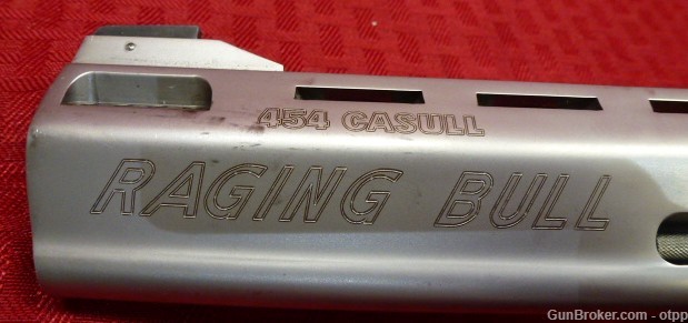 Taurus Raging Bull .454 Casull 6-1/2" 5 Shot Double Single Action Revolver-img-6