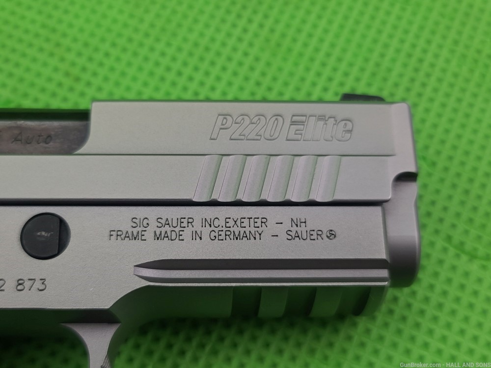 Sig Sauer P220 ELITE CARRY * 45 ACP * 220R3-45-SSE GERMAN FRAME STAINLESS -img-30