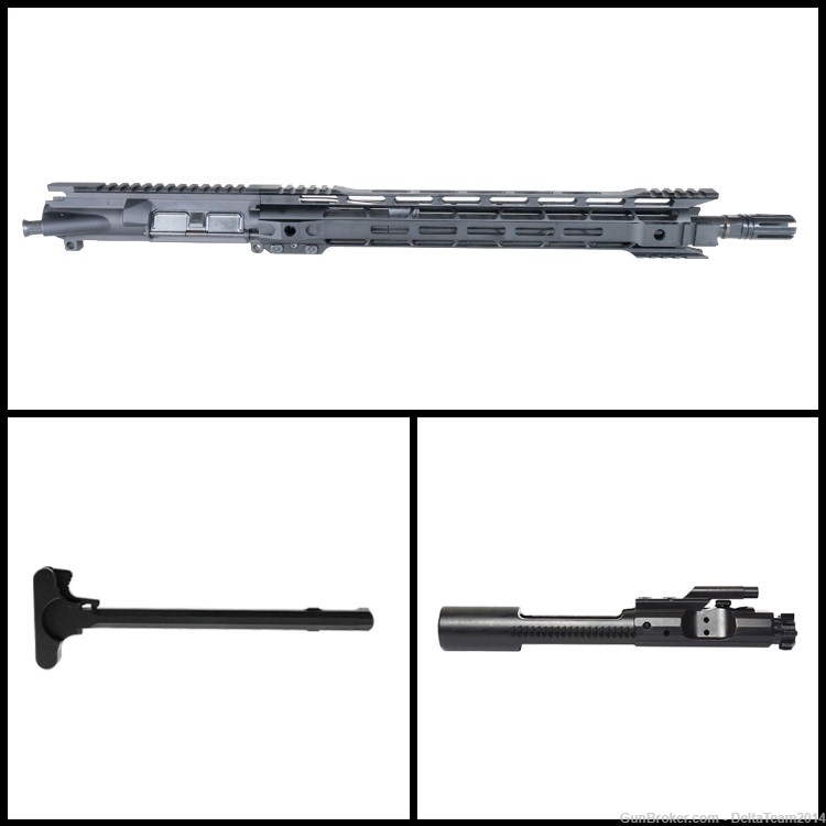 AR15 16" 300 BLK OUT Rifle Complete Upper - Includes BCH & CH - Assembled-img-0