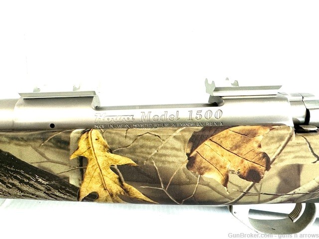 HOWA M1500 300 WSM 24" S/S barrel on camo stock new old stock -img-10