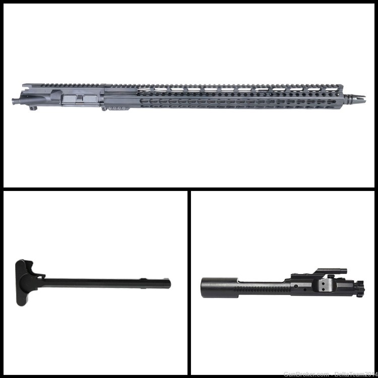AR15 20" 556 223 Rifle Complete Upper - KAK Retro Three Prong Flash Hider-img-0