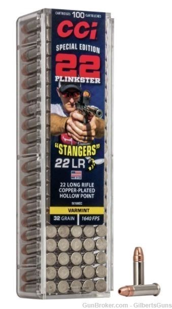 CCI Stangers 22LR 32 Grain Copper Plated Hollow Point (100 Count) 50100CC-img-0
