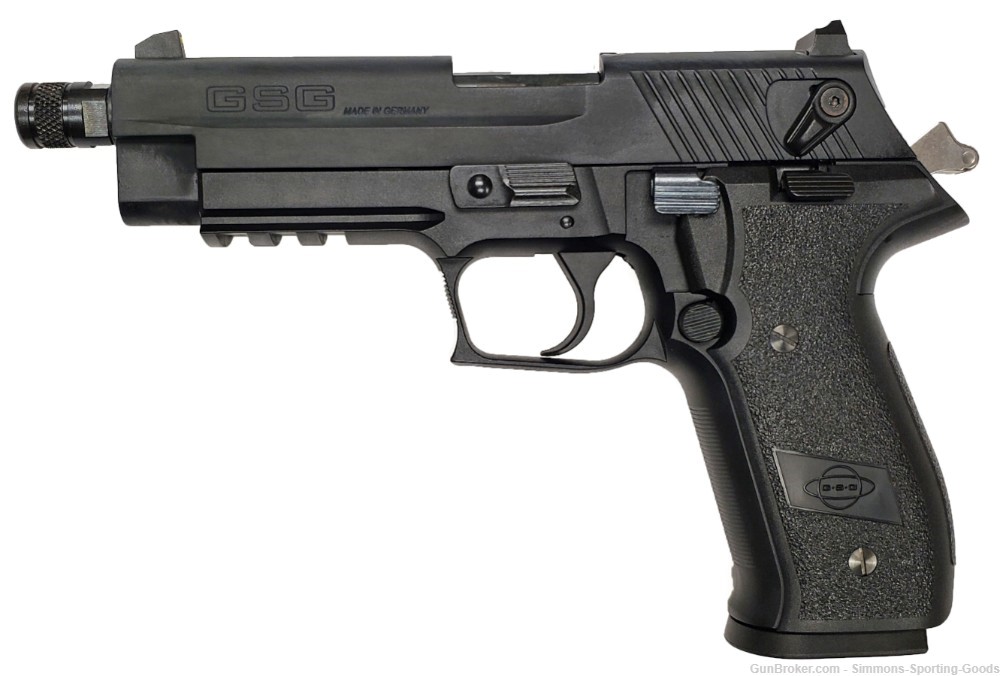 ATI GSG Firefly (GERG2210TFF) 4.9" 22LR 10Rd Semi Auto Pistol - Black-img-0