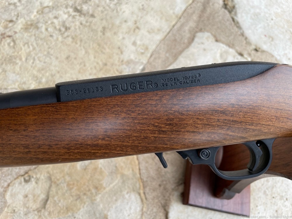 RUGER 10/22 CARBINE walnut w/ mags-img-22