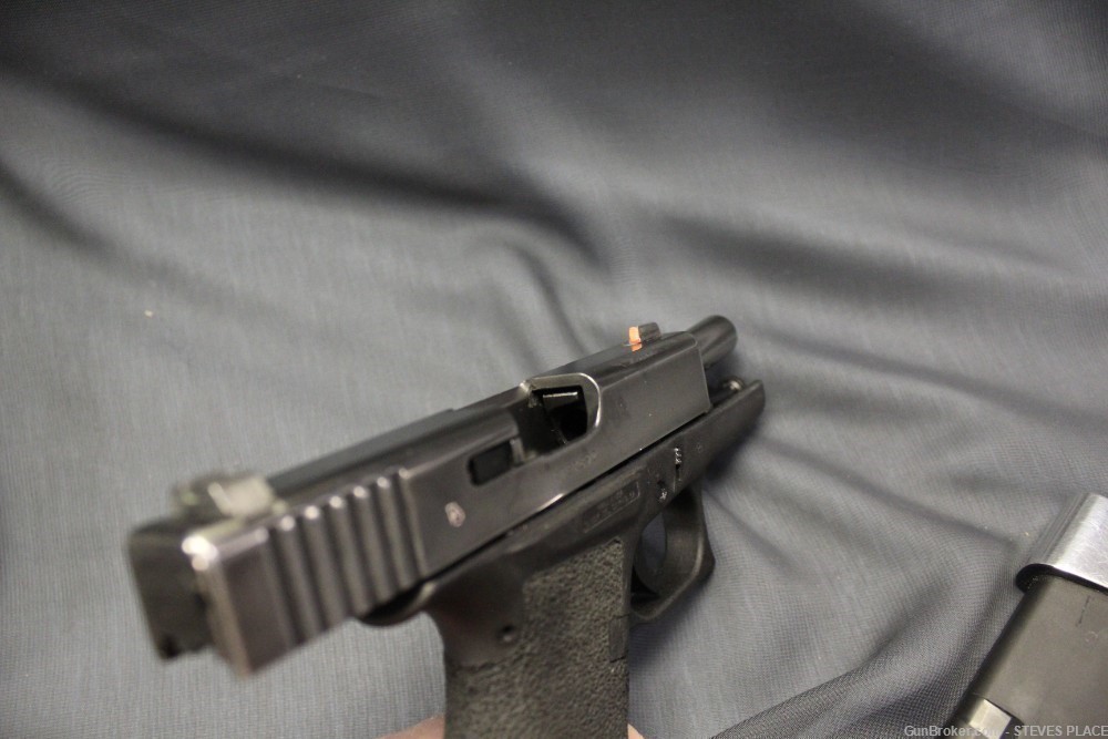 Custom Glock G43/43 9mm with Polished Slide / Stippled Grip-img-8