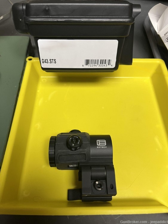 EOTech black G43 3X Magnifier, with Switch to Side (STS), and Quick Detach -img-1