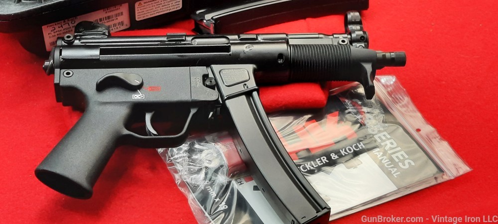 HK SP5K-PDW German made 81000481 9mm (2) 30 rd. mags NIB! NR-img-30