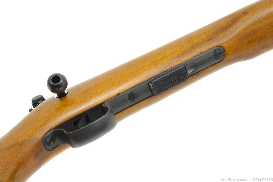 BRNO Model # 4 Rifle 22LR, Beautiful Stock, w Peep Sight, Box, Test Target -img-6