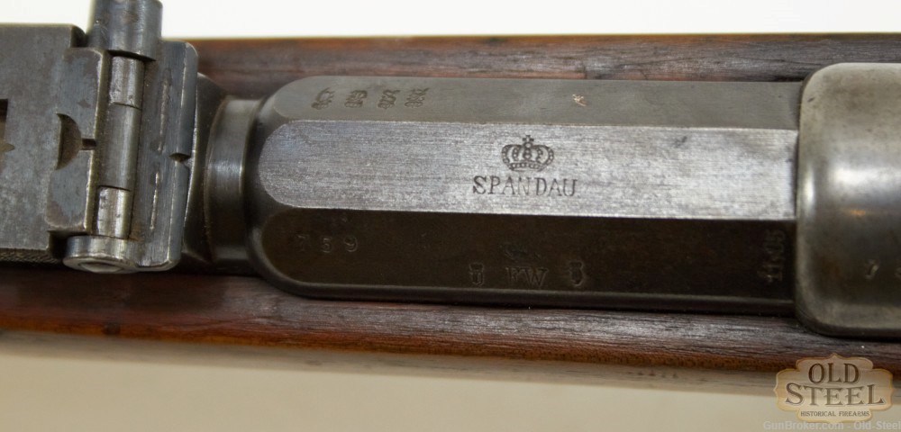 German Spandau GEW 71/84 8mm Mauser Working Antique Unit Marked-img-27