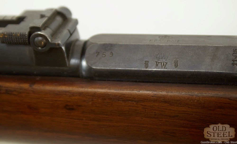 German Spandau GEW 71/84 8mm Mauser Working Antique Unit Marked-img-26