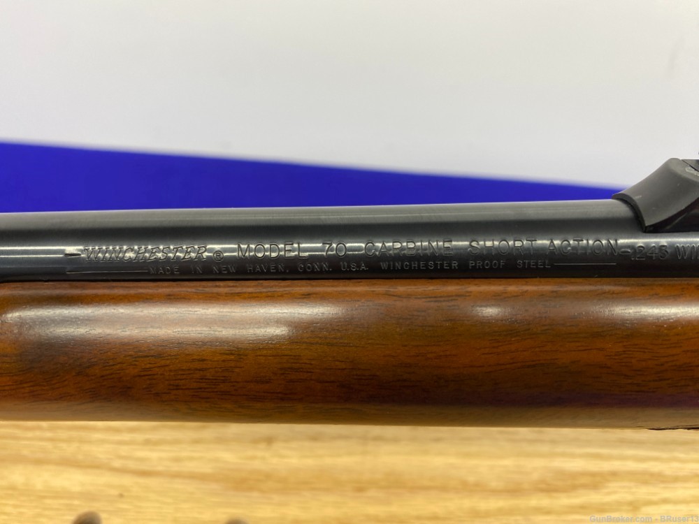 1985 Winchester 70 Short-Action Carbine .243win 20" *GORGEOUS CUSTOM STOCK*-img-28