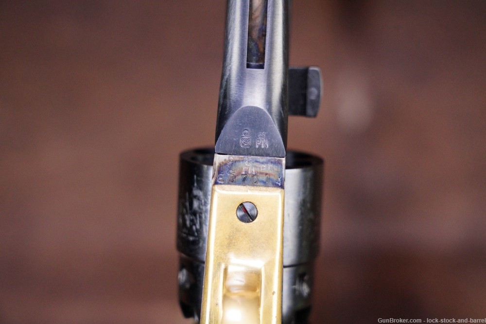 Italian 1860 Army 8” .44 Percussion Revolver 4 Screw Frame Mfd 1995-img-12