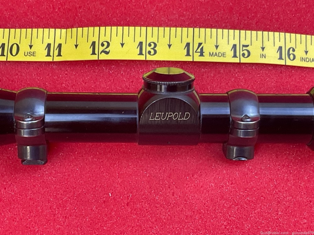 Vintage Leupold VARI-X IIc Variable 3-9x40MM 40 MM Rings Gloss Duplex -img-1