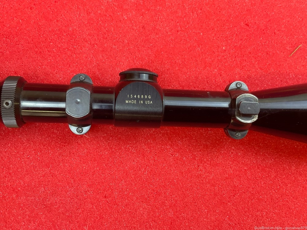 Vintage Leupold VARI-X IIc Variable 3-9x40MM 40 MM Rings Gloss Duplex -img-2