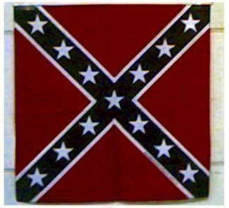 Rebel Flag Confederate Battle Bandanna / Mask 100% Cotton-img-0