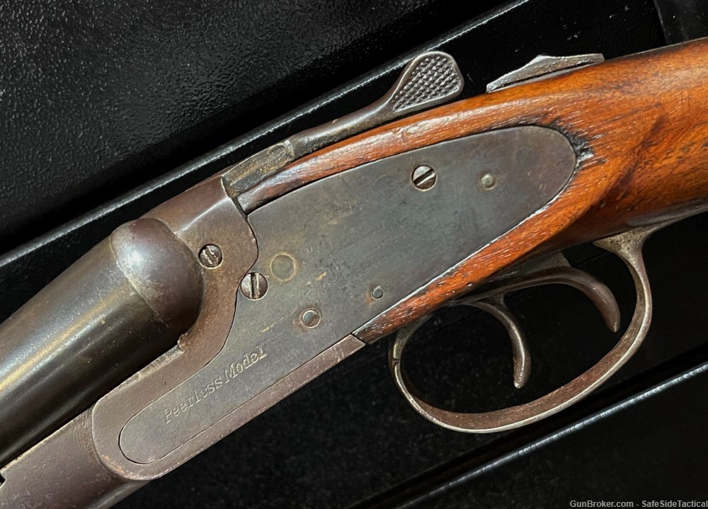 *PENNY AUCTION* CRESCENT PEERLESS 12 GA - SIDE BY SIDE - DOUBLE BARREL-img-3