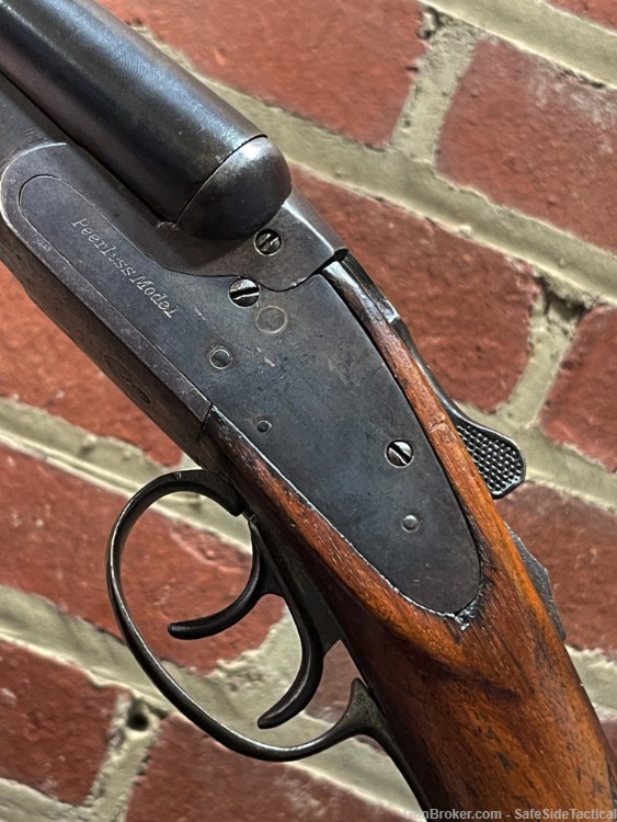*PENNY AUCTION* CRESCENT PEERLESS 12 GA - SIDE BY SIDE - DOUBLE BARREL-img-6