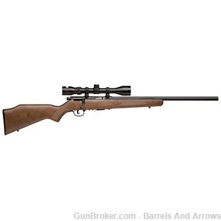 Savage 96222 93R17 GVXP Bolt Action Rifle 17 HMR, RH, 21 in, Satin Blued, W-img-0