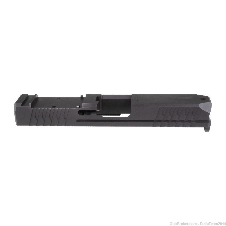 Polymer80 PFC9 OCS Black Nitride Glock 19 Compatible Stripped Slide-img-1