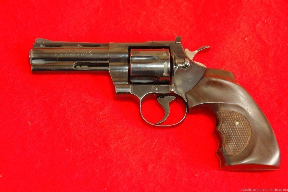 Colt Python, .357 Magnum, 4" BBL, Blued, 1970 MFG-img-0