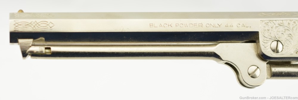 Engraved Pietta Model 1851 Reb Nord Navy Deluxe 44 Caliber Black Powder -img-8