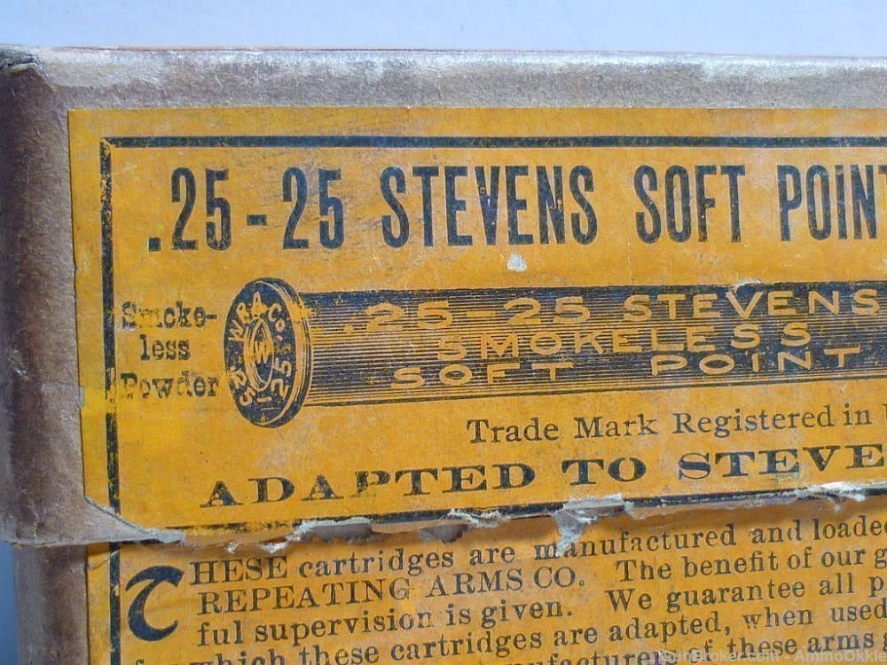 20rd - 25-25 Stevens - RARE - w/Shotshell Advertising Insert - WINCHESTER-img-19