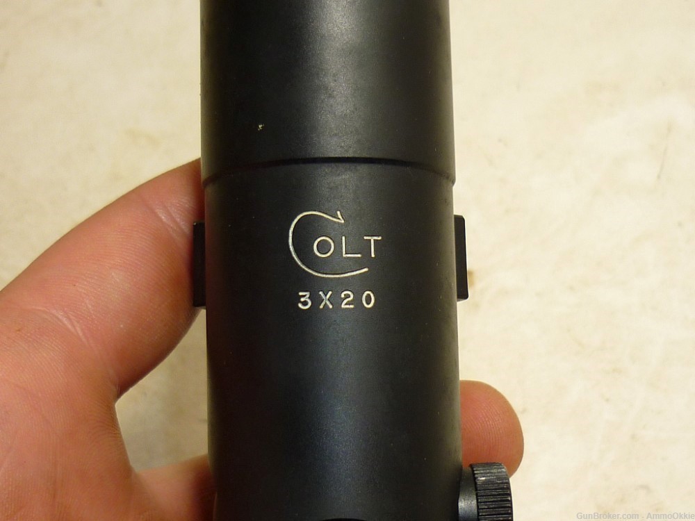 COLT SCOPE EARLY 3x20 - Carry Handle M16 AR15 SP1 Vietnam - LIKE NEW-img-10