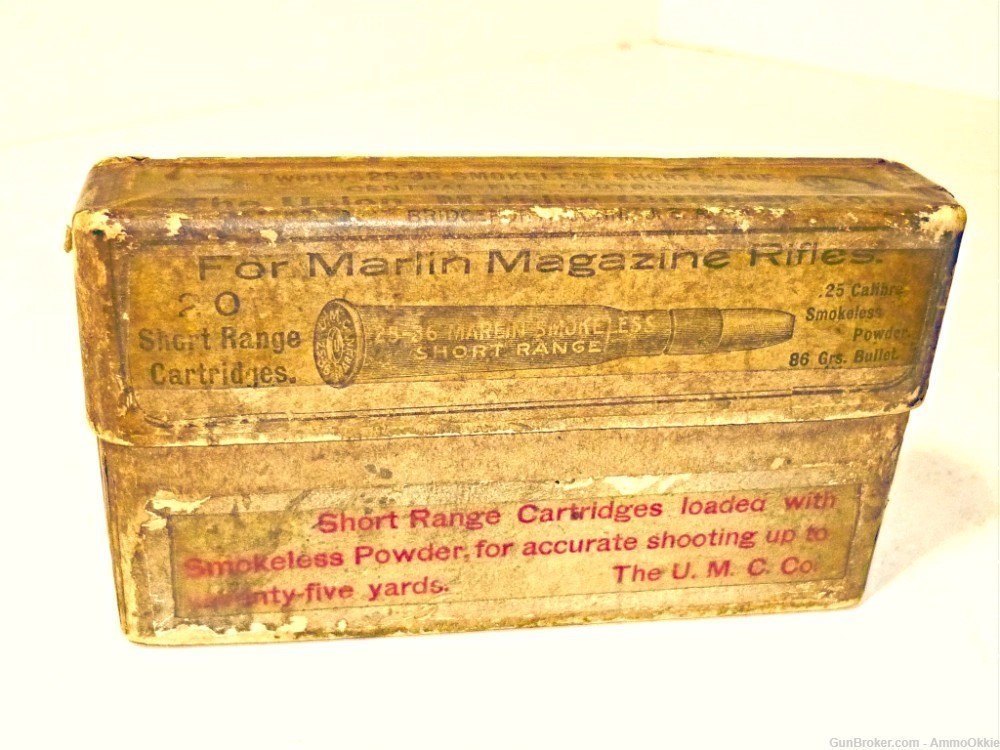 20rd - SHORT RANGE - FULL BOX - 25/36 MARLIN - UMC - .25-36-86-img-0