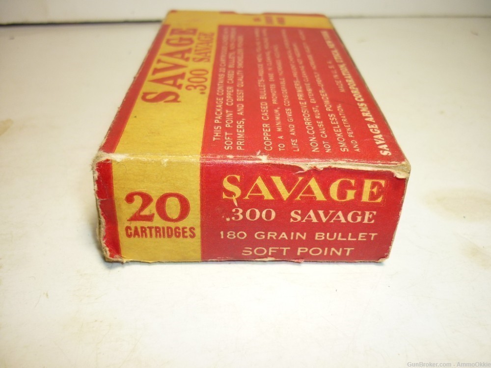 20rd SVG SAVAGE BOX .300 Savage Cross Box Intact Inserts-img-3