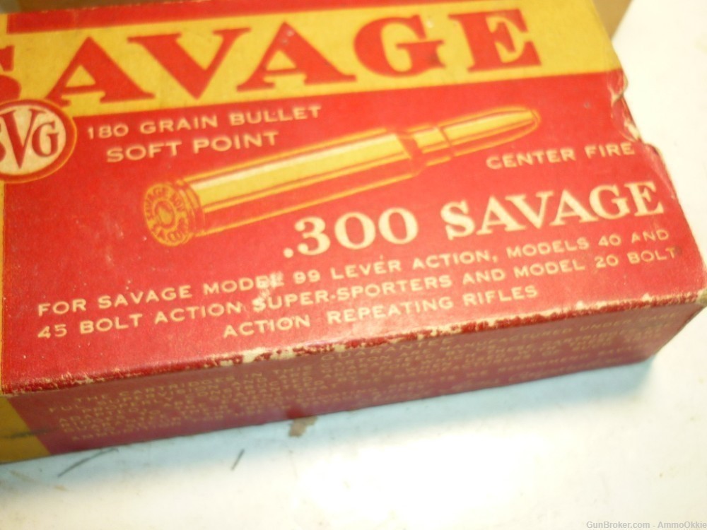 20rd SVG SAVAGE BOX .300 Savage Cross Box Intact Inserts-img-19