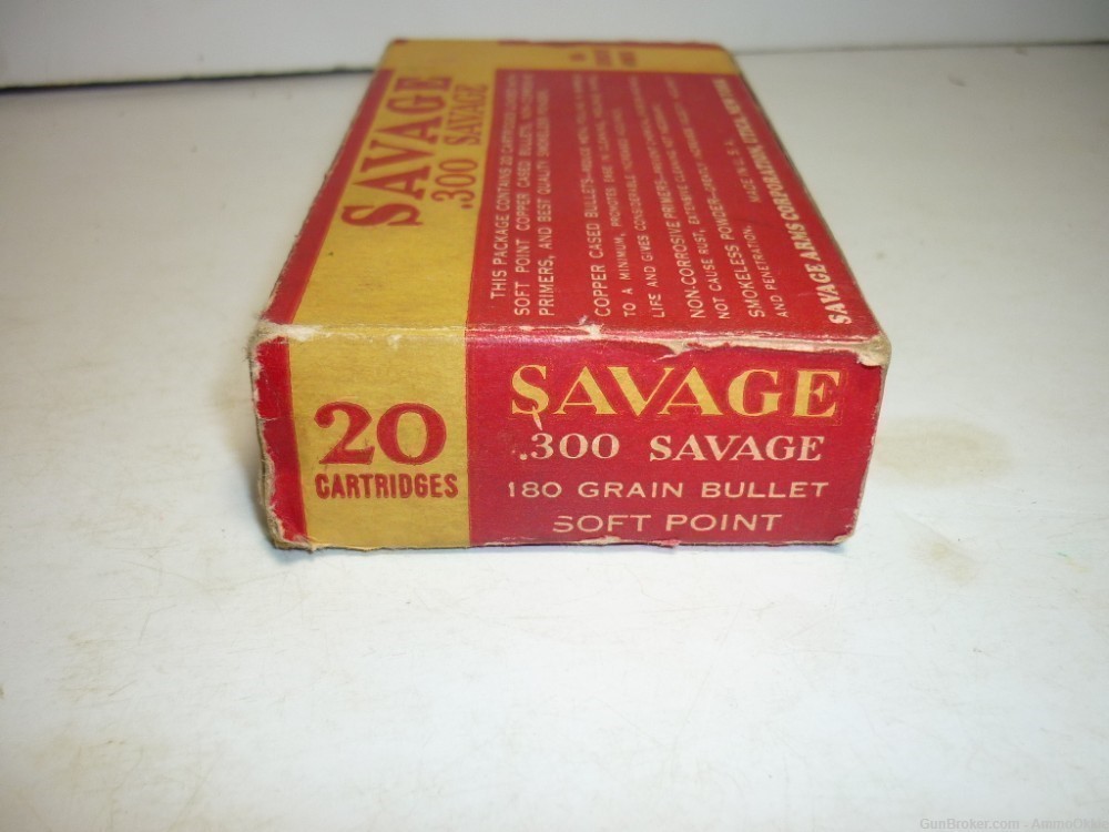 20rd SVG SAVAGE BOX .300 Savage Cross Box Intact Inserts-img-5
