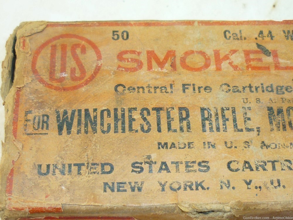 50rd - 44 WCF SHOT - US CARTRIDGE CO - Winchester Model 1873 - .44-40 -img-2