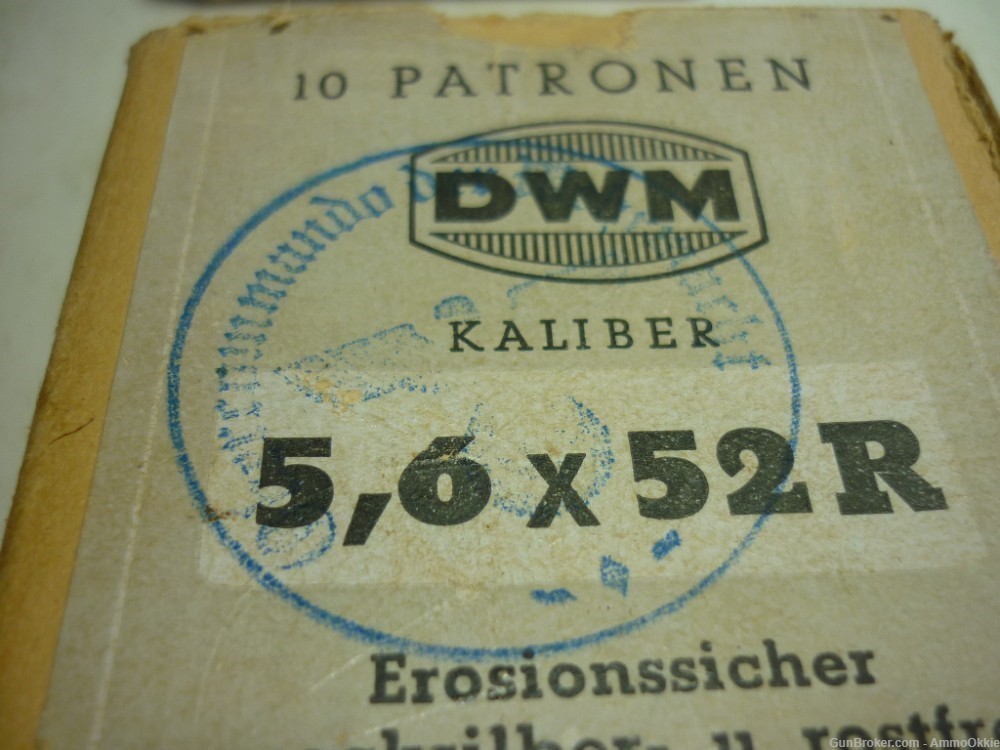 TWO BOXES 5.6x52r GERMAN MILITARY Stamped 1930s Luftwaffe Drilling -img-29
