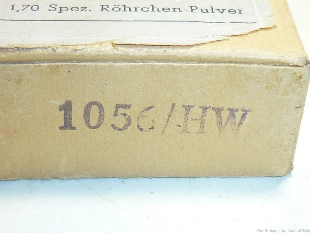TWO BOXES 5.6x52r GERMAN MILITARY Stamped 1930s Luftwaffe Drilling -img-15