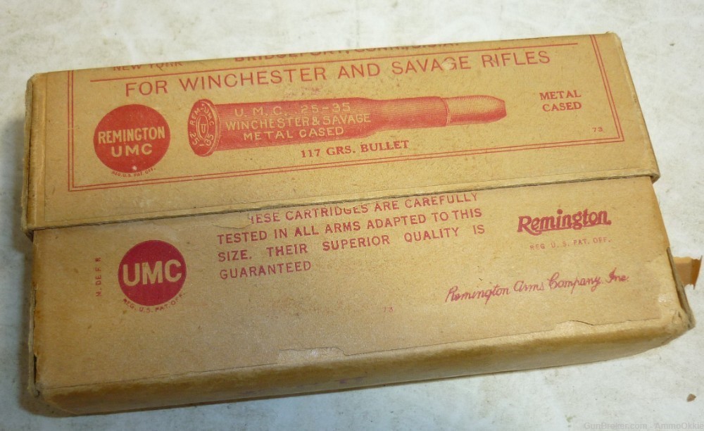 20rd - FULL BOX - 25-35 WCF - UMC - 117gr Smokless - Winchester 1894-img-0