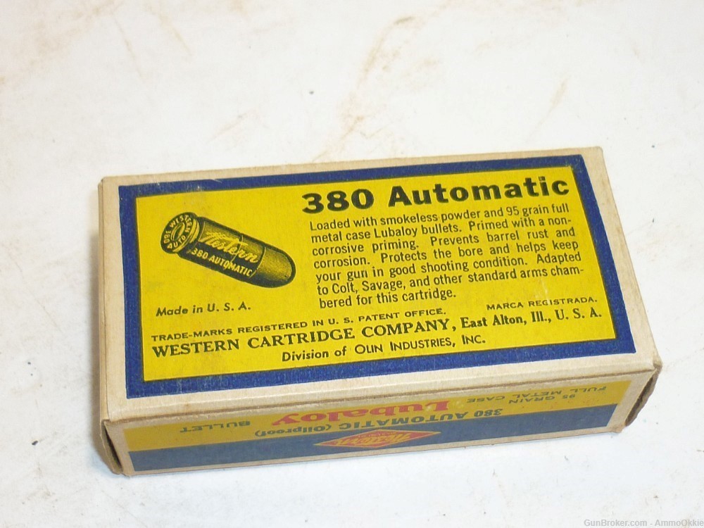 89rd - WESTERN BULLSEYE BOXES - 380 Auto - 380 ACP - VINTAGE AMMO-img-7