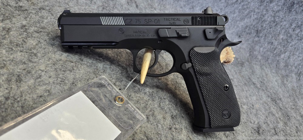 CZ 75 SP-01 Tactical 9mm 4.5" 10 rd SP01 Pistol | 2 mags + box-img-1