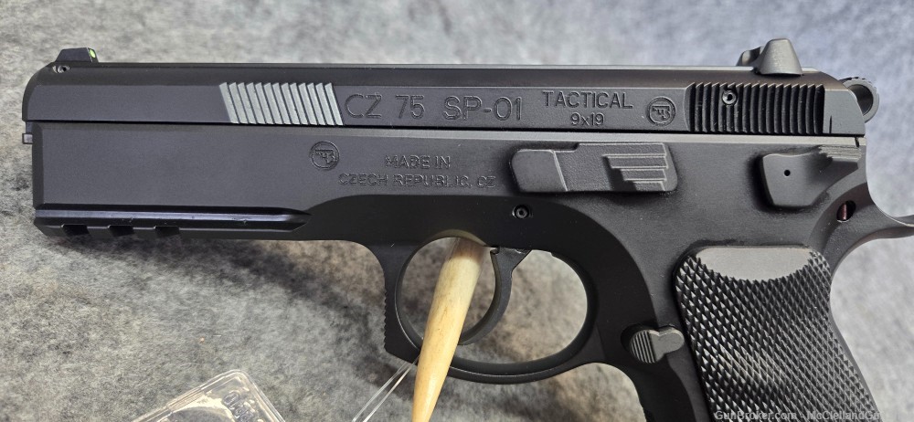 CZ 75 SP-01 Tactical 9mm 4.5" 10 rd SP01 Pistol | 2 mags + box-img-3