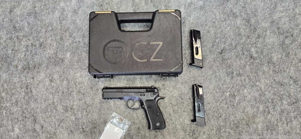 CZ 75 SP-01 Tactical 9mm 4.5" 10 rd SP01 Pistol | 2 mags + box-img-0