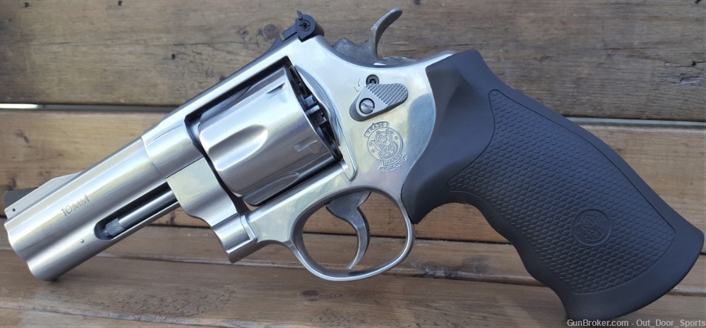 S&W 610  STAINLESS 4" 10MM Will Also Fire 40 S&W /EZ PAY $100-img-4