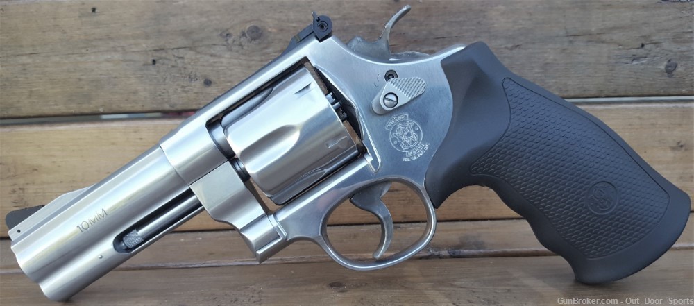 S&W 610  STAINLESS 4" 10MM Will Also Fire 40 S&W /EZ PAY $100-img-5