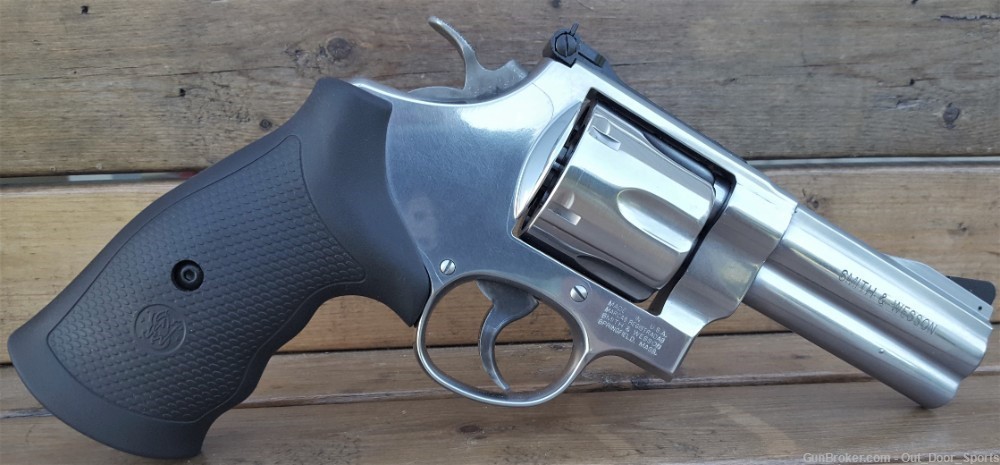 S&W 610  STAINLESS 4" 10MM Will Also Fire 40 S&W /EZ PAY $100-img-0